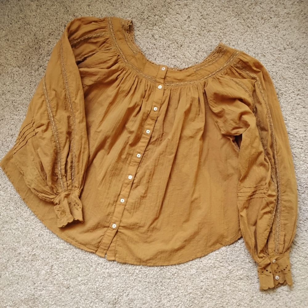 Free People Peasant Blouse - Picture 3 of 7